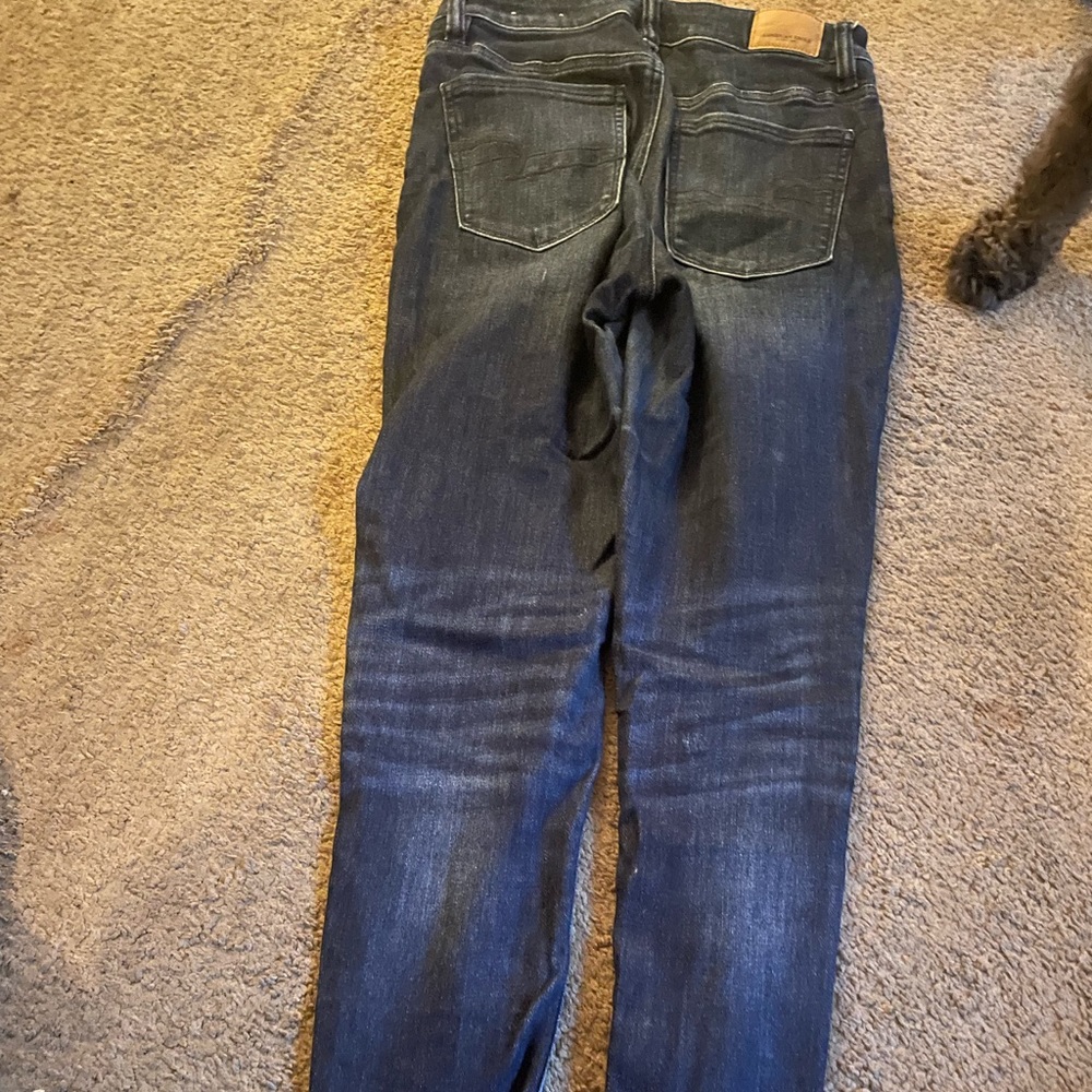 Dark washed American eagle jeans